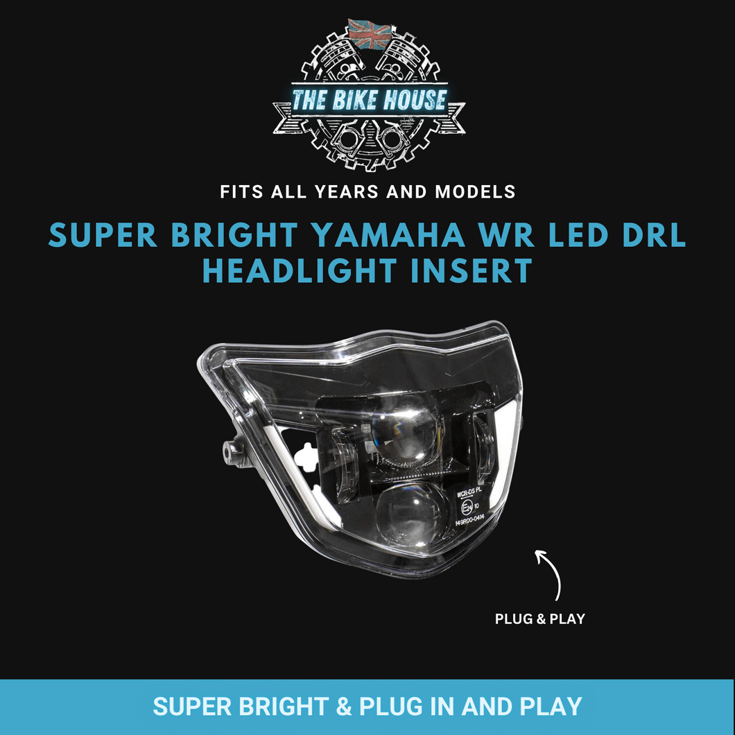 SUPER BRIGHT YAMAHA WR LED DRL HEADLIGHT INSERT PLUG AND PLAY WRF