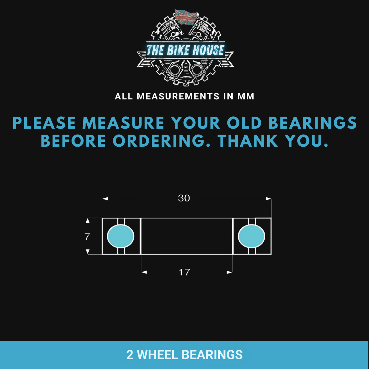 Hope pro 2 Evo 135mm rear hub replacement wheel bearings Quantity x 2