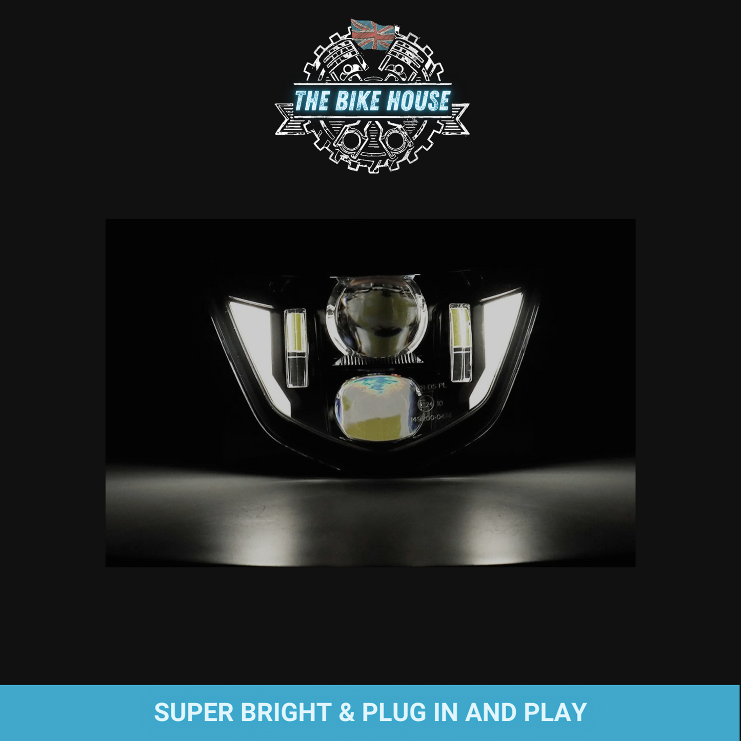 Yamaha 2012-2024 WRF LED DRL Super Bright Headlight Insert Plug & Play