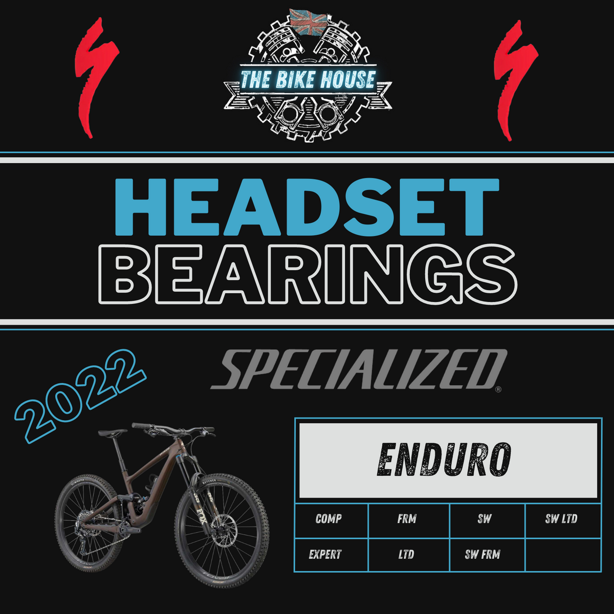 Specialized enduro bearing clearance replacement