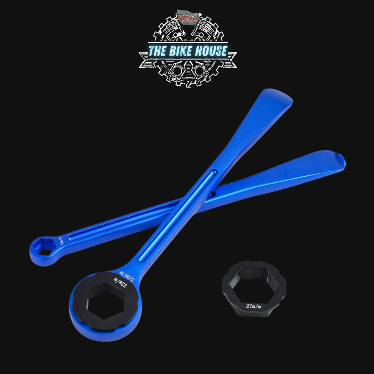 Anodised Blue Universal Tyre Lever Wrench Trail Tools