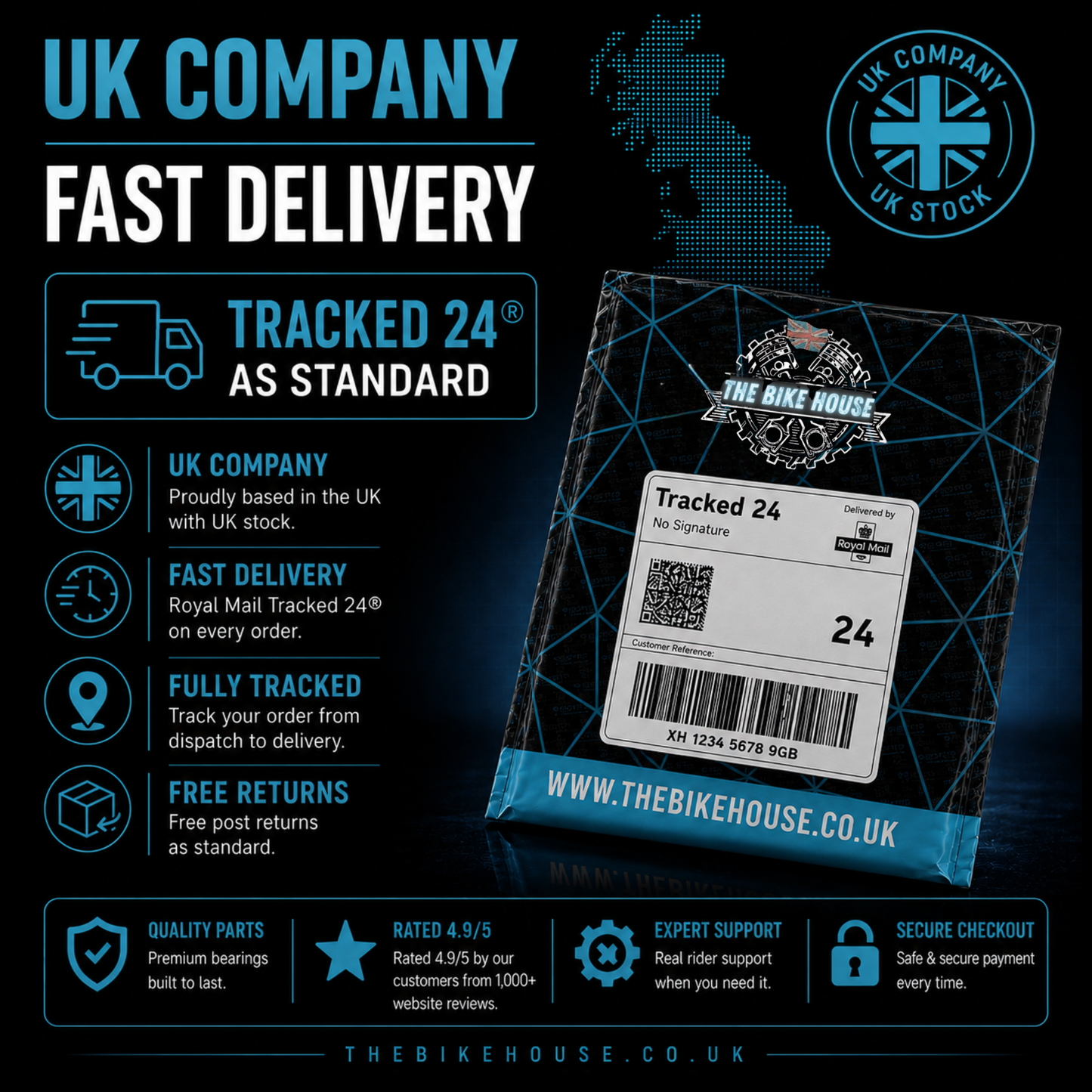 2017 Giant XtC 29er Headset, Bottom Bracket & Wheel Bearing Kits
