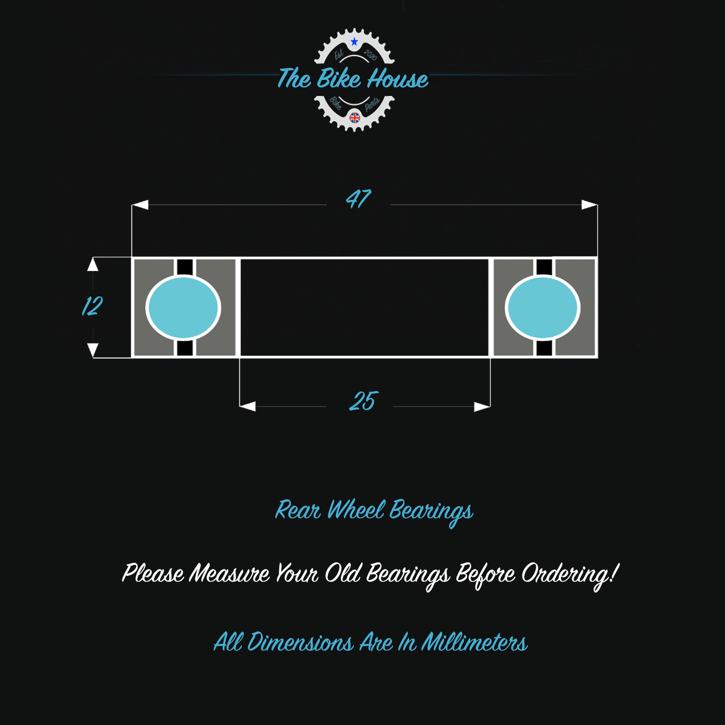 KTM 2014 - 2016 Talon Front & Rear Wheel Bearings 125cc +