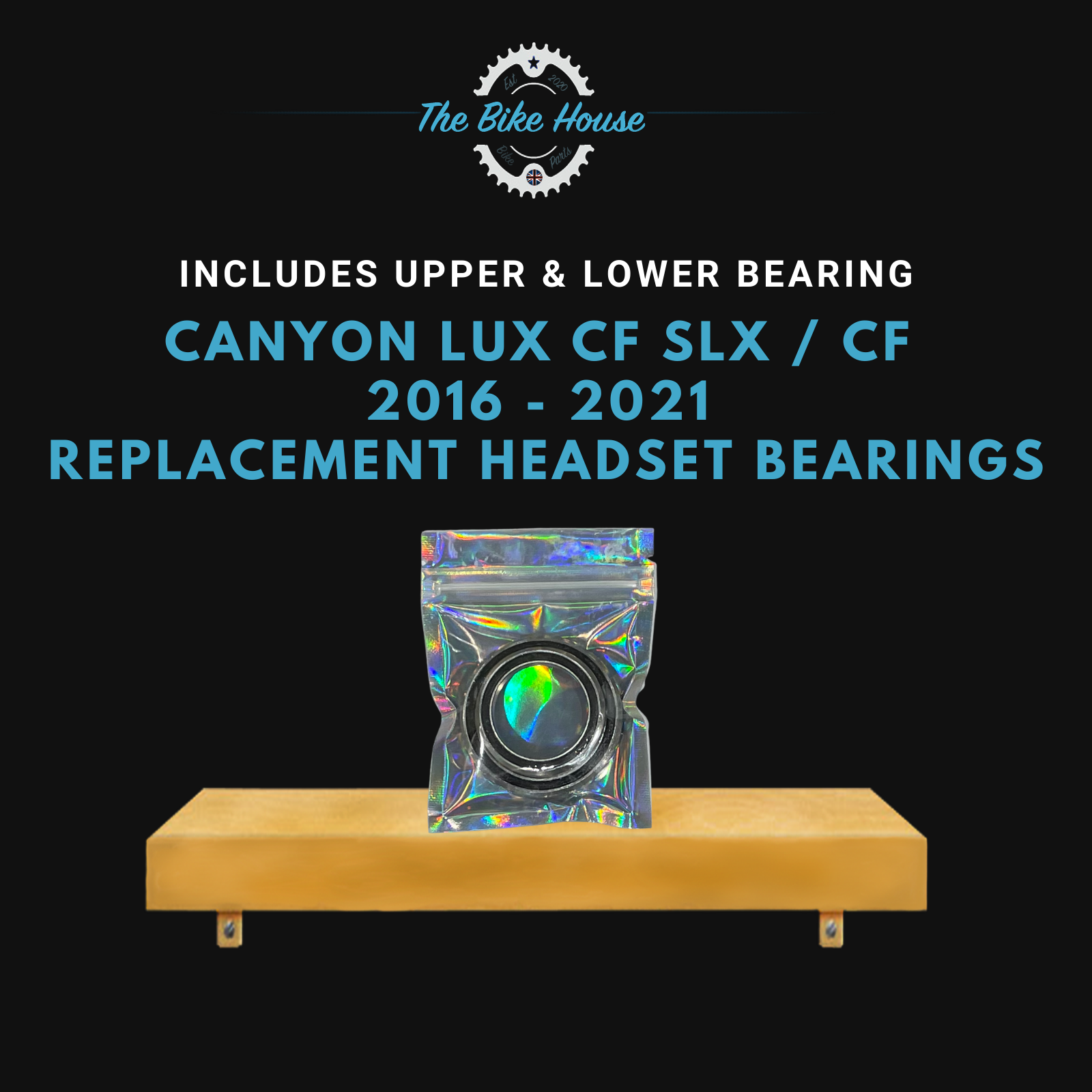 CANYON LUX CF SLX CF 2016 2021 REPLACEMENT HEADSET BEARINGS ZS44 I The Bike House 1