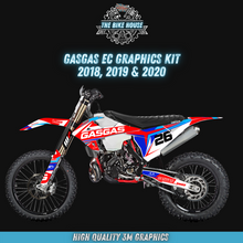 Load image into Gallery viewer, GASGAS EC 3M GRAPHICS KIT 2018 2019 2020 ALL BIKES 125cc +
