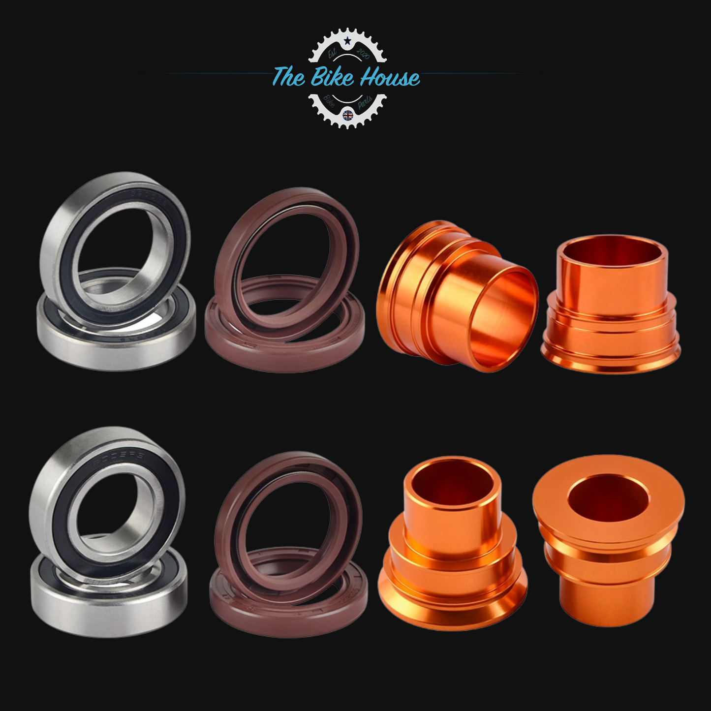 Front Rear Wheel Spacers & Wheel Bearing For KTM 125 SX 300 EXC 350 EXC-F EXC-W 2003-2014 2015