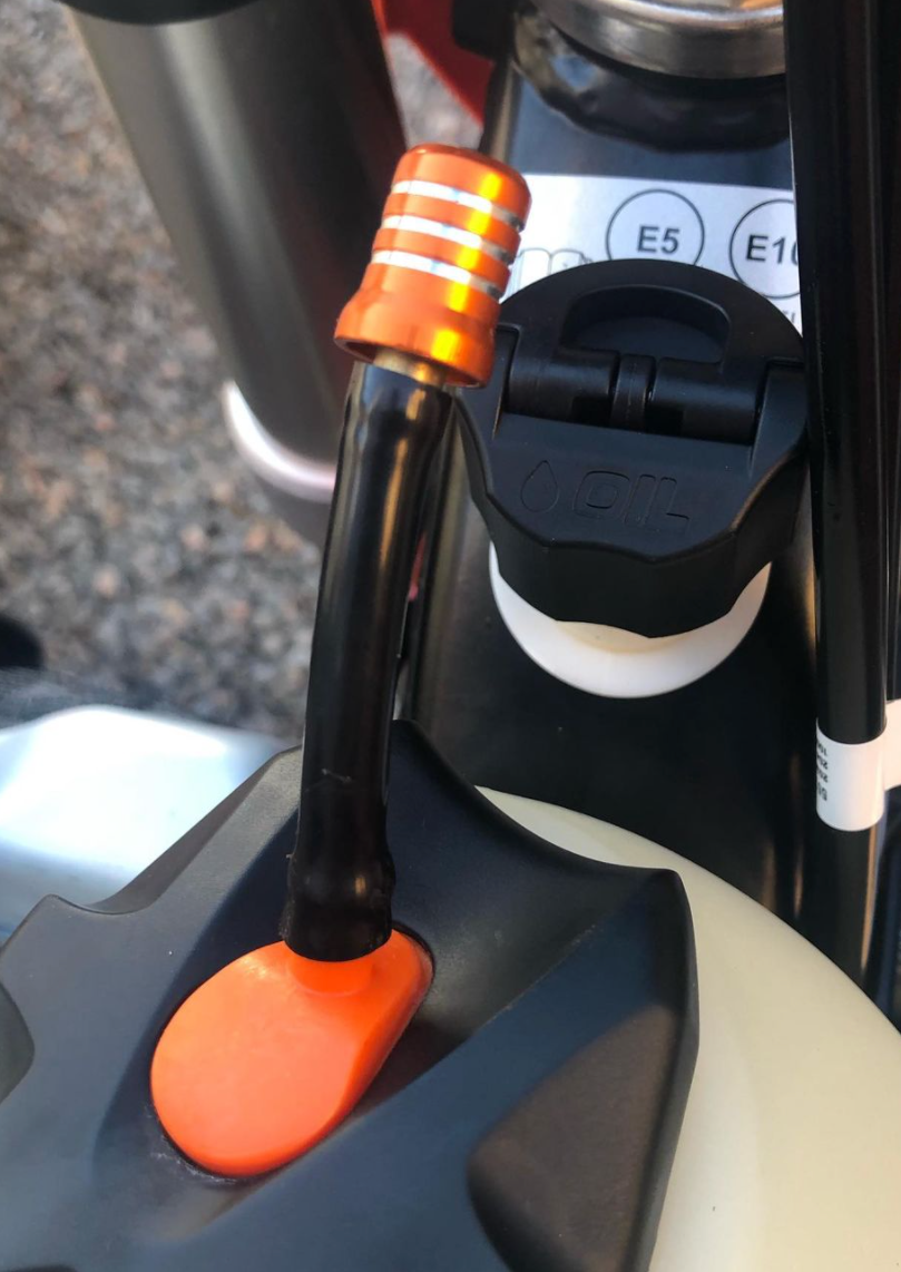 Anodised KTM Fuel breather hose & vent tube to fit all years and models