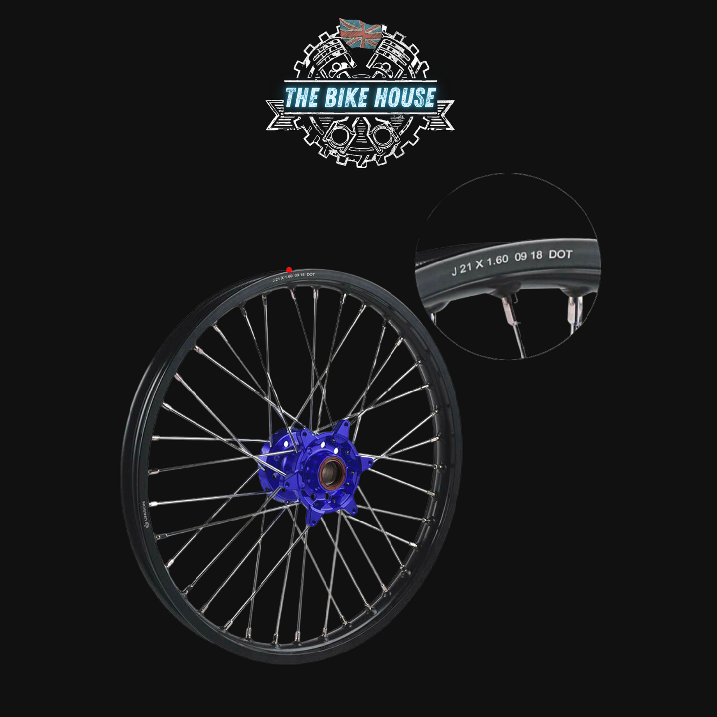 Husqvarna DOT Approved 18'' Rear Wheel with bearings