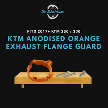 Load image into Gallery viewer, KTM ANODISED ORANGE EXHAUST FLANGE GUARD
