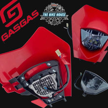 Load image into Gallery viewer, GASGAS SUPER BRIGHT DRL LED HEADLIGHT 2021 ONWARDS [ RED | WHITE | BLACK | INSERT ]
