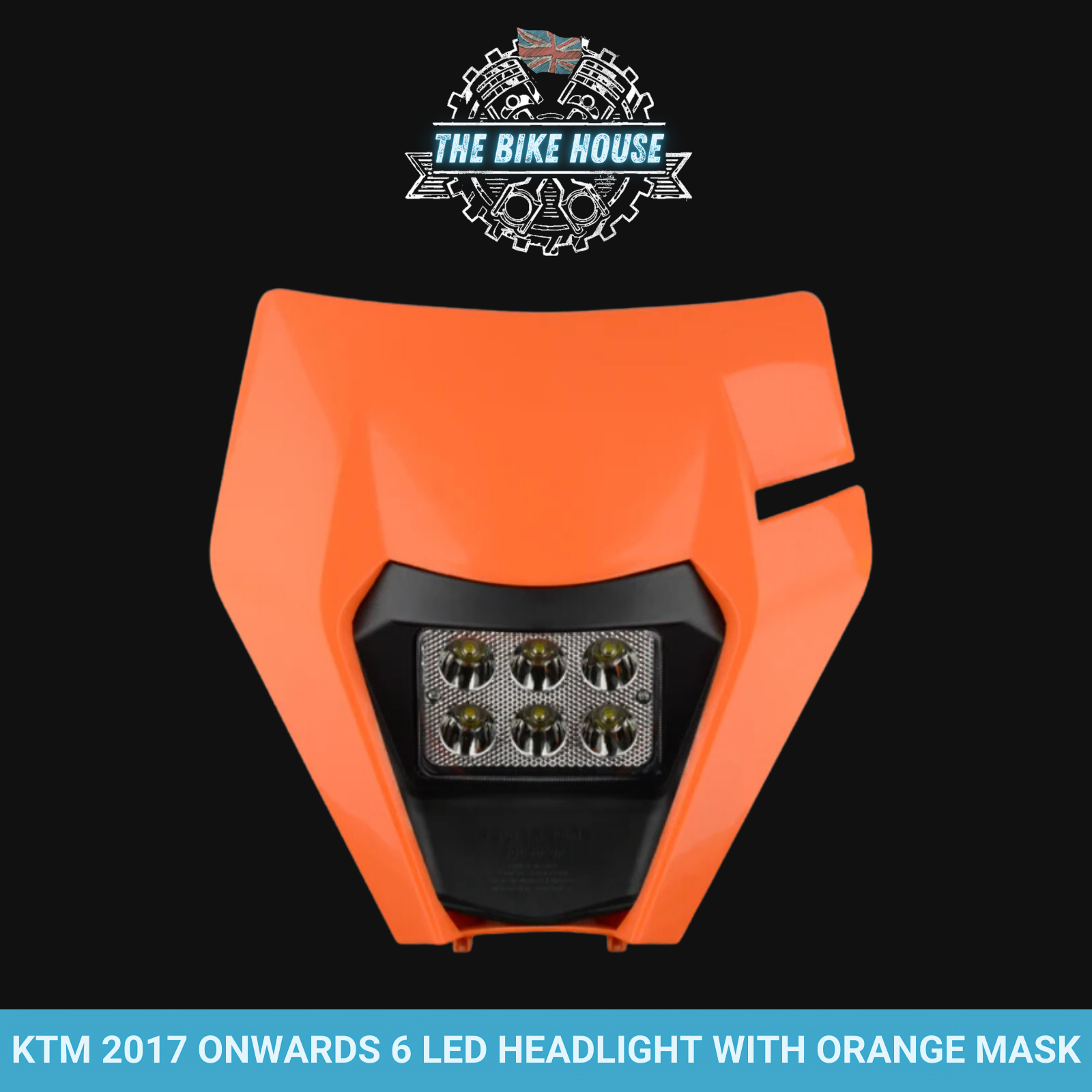 KTM 2017 - 2024 6 LED HEADLIGHT SUPER BRIGHT TPI EXC XC LIGHT 4200 LUM –  The Bike House 1