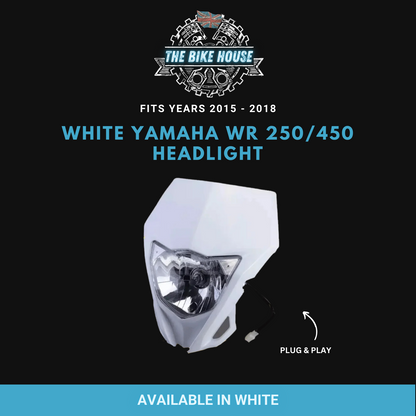 Yamaha 2015- 2018 Headlight Light With Mask [WR250F WR450F WR 250 450 WRF]