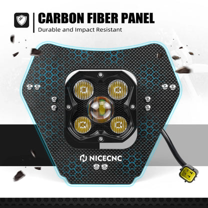 KTM NICECNC LED Headlight Kit For KTM 150-500 EXC / EXC-F / XC-W / XCF-W / XW-F 2024-2025 #4