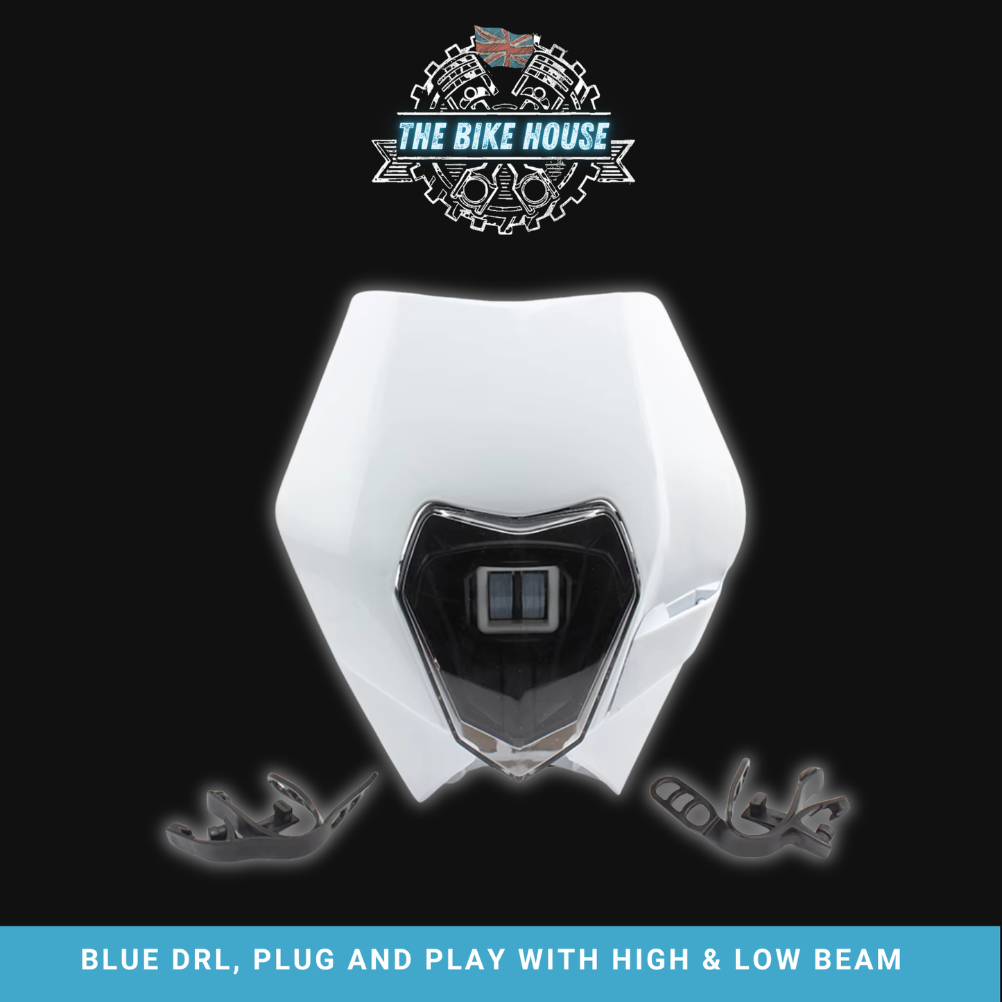 KTM 2008 - 2013 Blue DRL Headlight TPI EXC [ White | Orange | Black ] #7