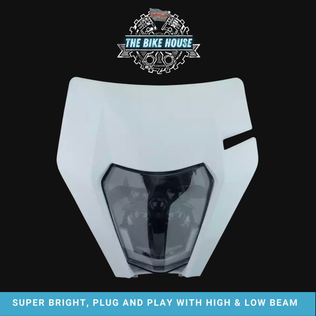 KTM 2017 - 2024 DRL LED HEADLIGHT SUPER BRIGHT 4200 LUMENS [ ORANGE | BLACK | WHITE | INSERT ]