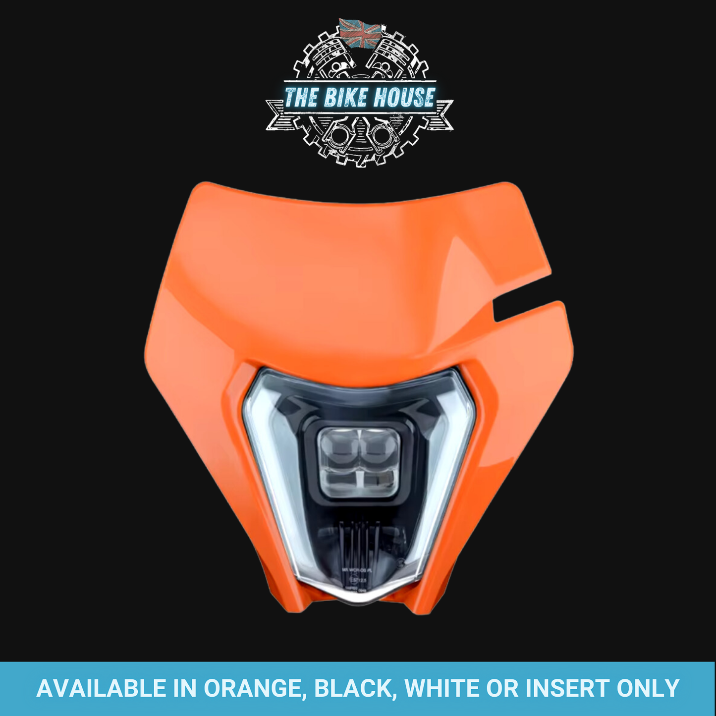 KTM 2017 - 2023 Super Bright LED DRL Headlight 5000 Lumens [ Orange | Black | White | Insert ] #6