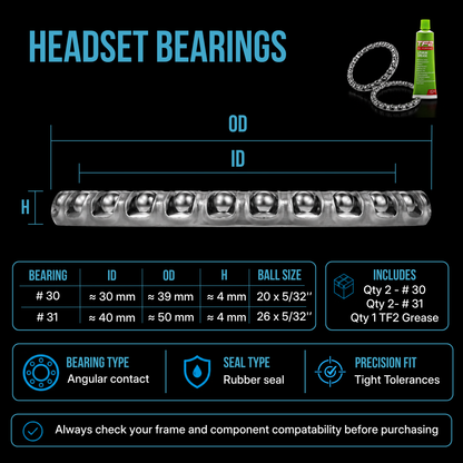 2025 LAPIERRE E-EXPLORER REPLACEMENT HEADSET BEARINGS [ ]