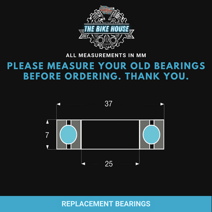 Race Face Press Fit 30 X Type Bottom Bracket Replacement Bearings Quantity 2 BB