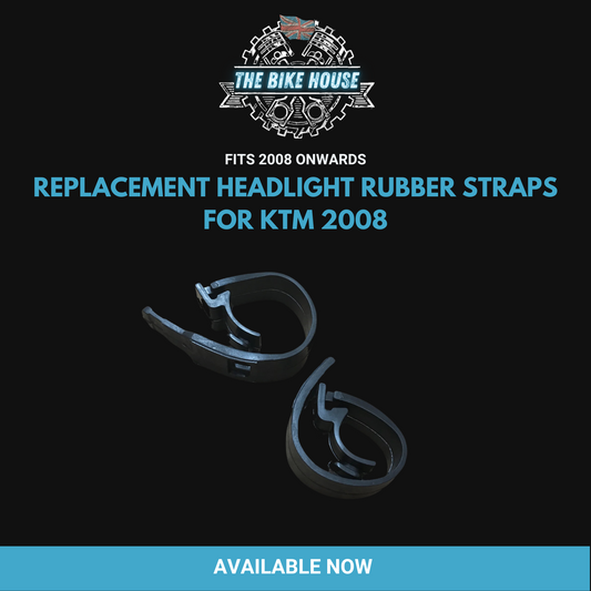 Replacement Headlight Rubber Straps For KTM 2008 Onwards