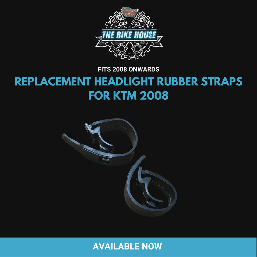 Replacement Headlight Rubber Straps For KTM 2008 Onwards