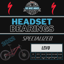 Load image into Gallery viewer, 2022 SPECIALIZED LEVO REPLACEMENT TAPERED HEADSET BEARINGS [ ALLOY | COMP | EXPERT | PRO | LTD | PRO | SW | CARBON | SL ]
