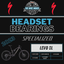 Load image into Gallery viewer, 2023 SPECIALIZED LEVO SL REPLACEMENT TAPERED HEADSET BEARINGS [ COMP | SW | PRO ]
