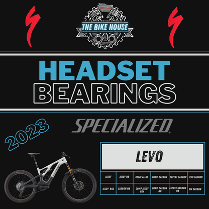 2023 SPECIALIZED LEVO REPLACEMENT TAPERED HEADSET BEARINGS [ ALLOY | CARBON | COMP | EXPERT | PRO ]