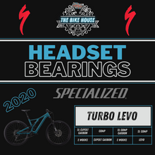 Load image into Gallery viewer, 2020 SPECIALIZED TURBO LEVO REPLACEMENT TAPERED HEADSET BEARINGS [ ELITE | S WORKS | COMP | EXPERT | SL ]
