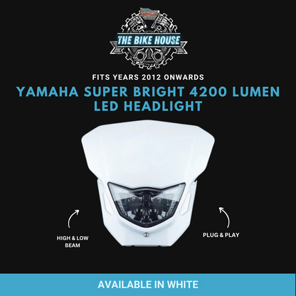 Yamaha WRF 2012 - Onwards Super Bright LED DRL Headlight Plug & Play [ White ]