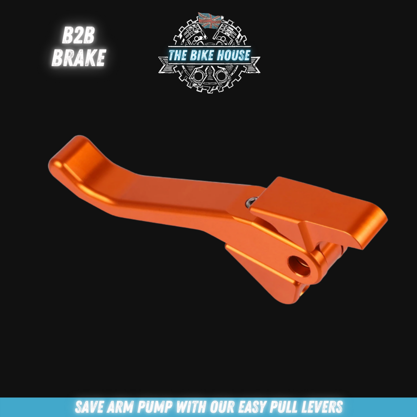 Easy pull brake lever B2B BT1C M1B [ KTM | Husqvarna | Gasgas | Sherco | TM ]