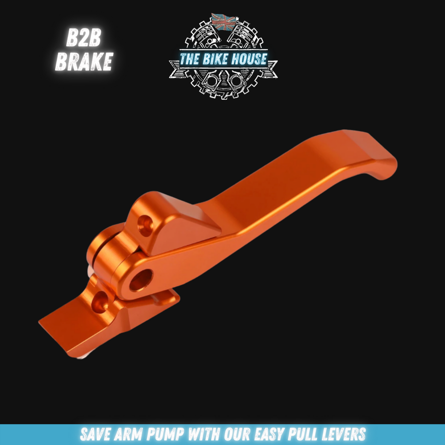 Easy pull brake lever B2B BT1C M1B [ KTM | Husqvarna | Gasgas | Sherco | TM ]