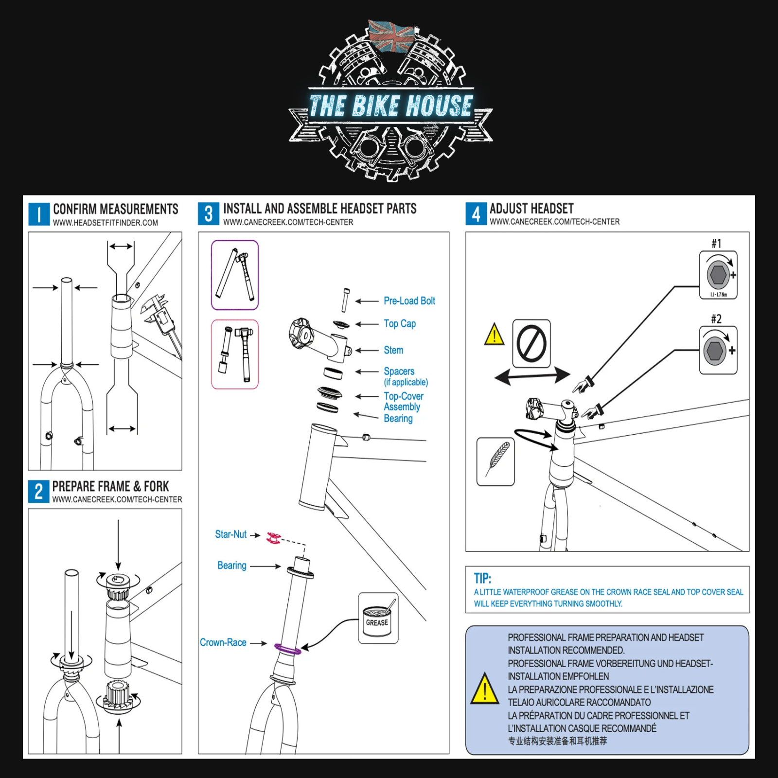 2019 SANTA CRUZ BRONSON REPLACEMENT TAPERED HEADSET BEARINGS
