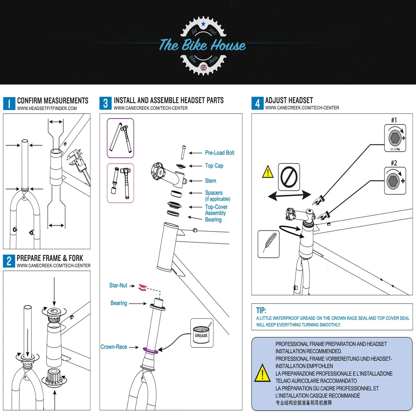 2015 KONA TIKA REPLACEMENT TAPERED HEADSET BEARINGS [ ]