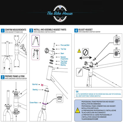 2014 KONA PROCESS 111 REPLACEMENT TAPERED HEADSET BEARINGS [ ]