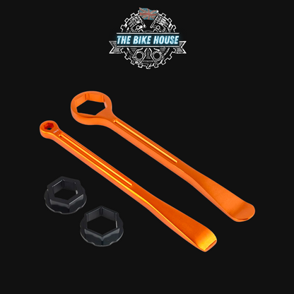 Anodised Universal Tyre Lever Wrench Trail Tools  [ ORANGE | BLUE | SILVER | BLACK ] KTM Husqvarna Honda Yamaha Kawasaki Beta Husaberg