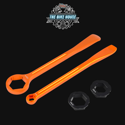 Anodised Universal Tyre Lever Wrench Trail Tools  [ ORANGE | BLUE | SILVER | BLACK ] KTM Husqvarna Honda Yamaha Kawasaki Beta Husaberg