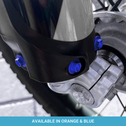 Front Fork Guard Bolts Screws Blue For KTM HUSKY & GASGAS.