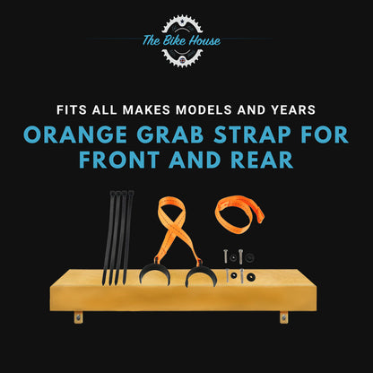 Front and Rear Pull or Grab Holding Straps For KTM 125-501 2004- 2022 EXC XC TPI