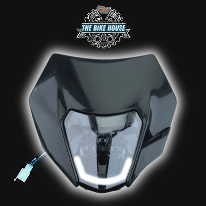KTM 2014-2016 SUPER BRIGHT LED DRL HEADLIGHT HI/LOW BLACK #4
