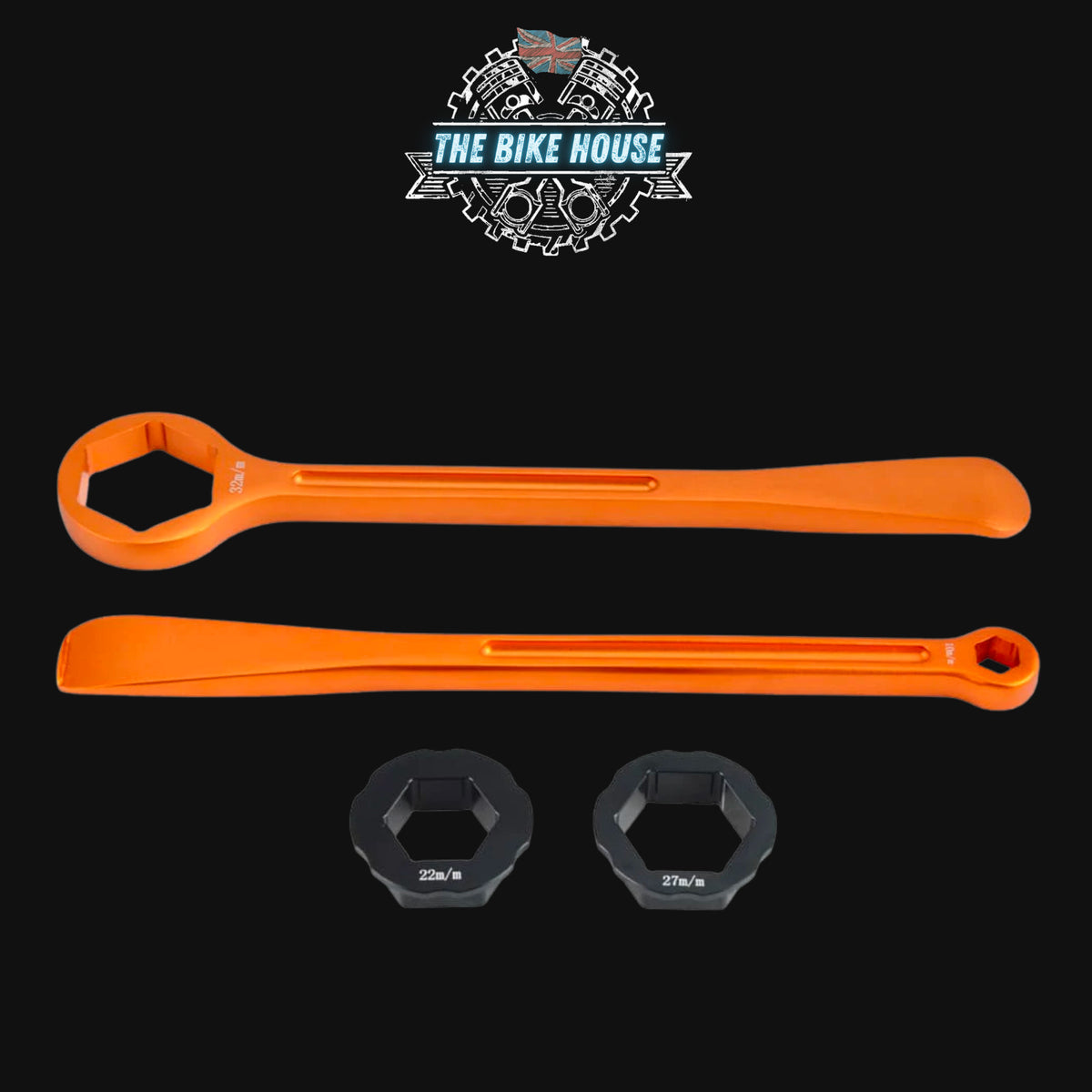 Anodised Orange Universal Tyre Lever Wrench Trail Tools