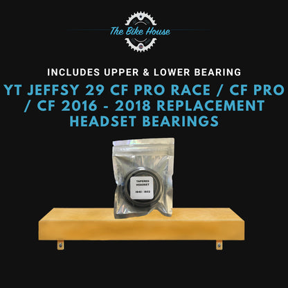 YT JEFFSY 29 CF PRO RACE / CF PRO / CF 2016 - 2018 REPLACEMENT HEADSET BEARINGS