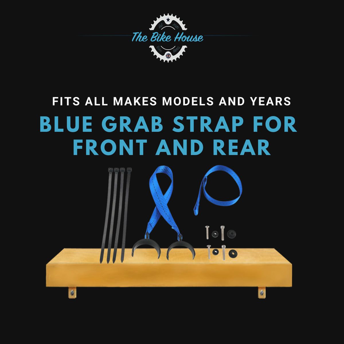 Front and Rear Holding Straps For Husqvarna 125-501 TC/TE/TX/FC/FE/FX 2014-2017