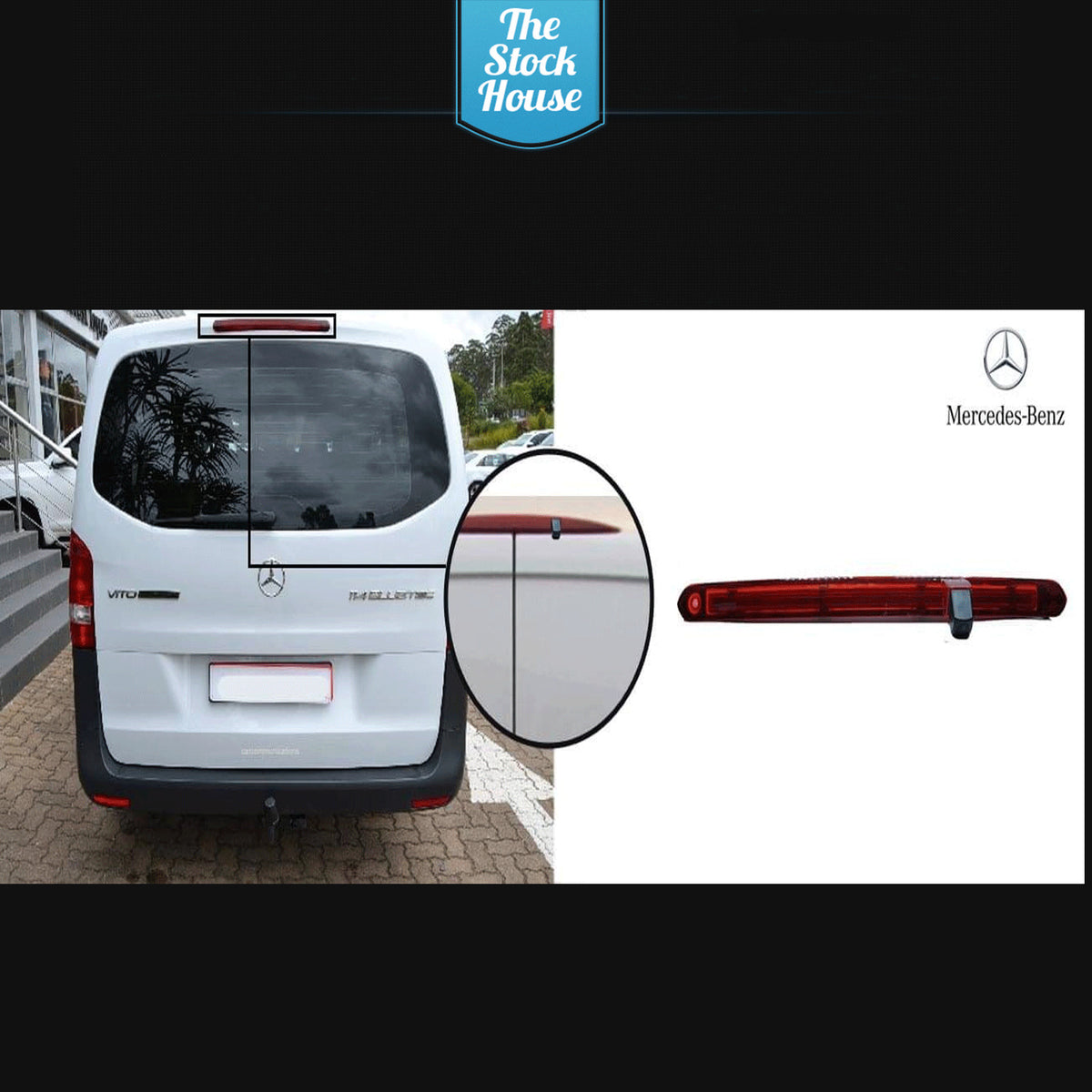 MERCEDES VITO REVERSING CAMERA & MIRROR MONITOR 2016 ONWARDS REVERSE BRAKE LIGHT
