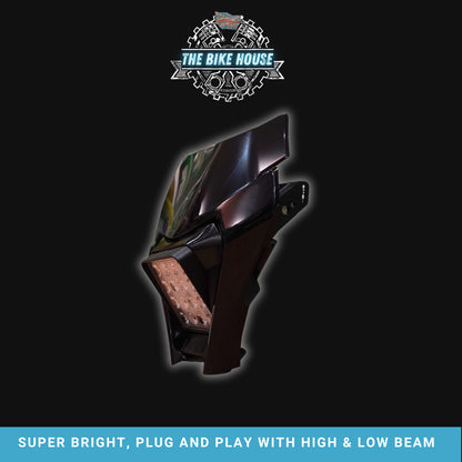 KTM 2017-2023 16 LED Black Headlight Super Bright 4800 Lumens TPI EXC Light #3
