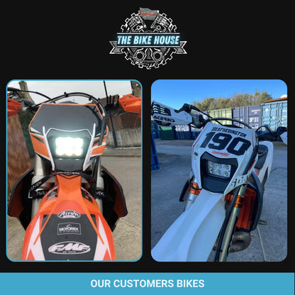 KTM 2014-2016 6 LED Orange Super Bright Headlight TPI EXC XC Light #2