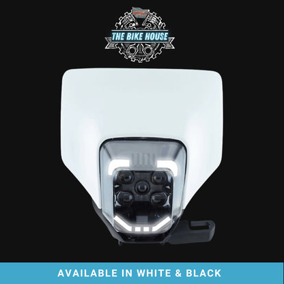 2017 - 2023 HUSQVARNA DRL WHITE SUPER BRIGHT LED HEADLIGHT 4200 LUMENS FE TE HUS
