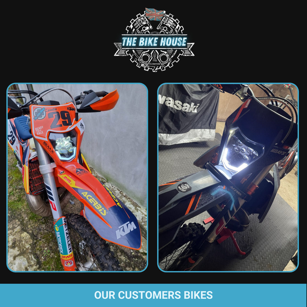 KTM 2017-2023 DRL LED White Headlight Super Bright 4200 Lumens TPI EXC Light #4