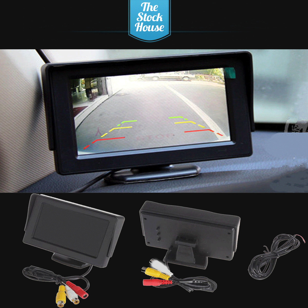 CITROEN DISPATCH REVERSING CAMERA & 4.3" MONITOR 2016+ REVERSE CAM BRAKE LIGHT