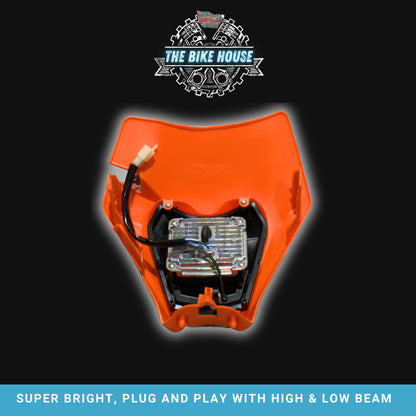 KTM 2008-2013 DRL Orange Super Bright LED Headlight TPI EXC XC LIGHT