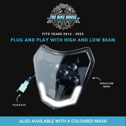 KTM 2014-2023 DRL Super Bright LED Headlight Insert TPI EXC XC Centre Light #4